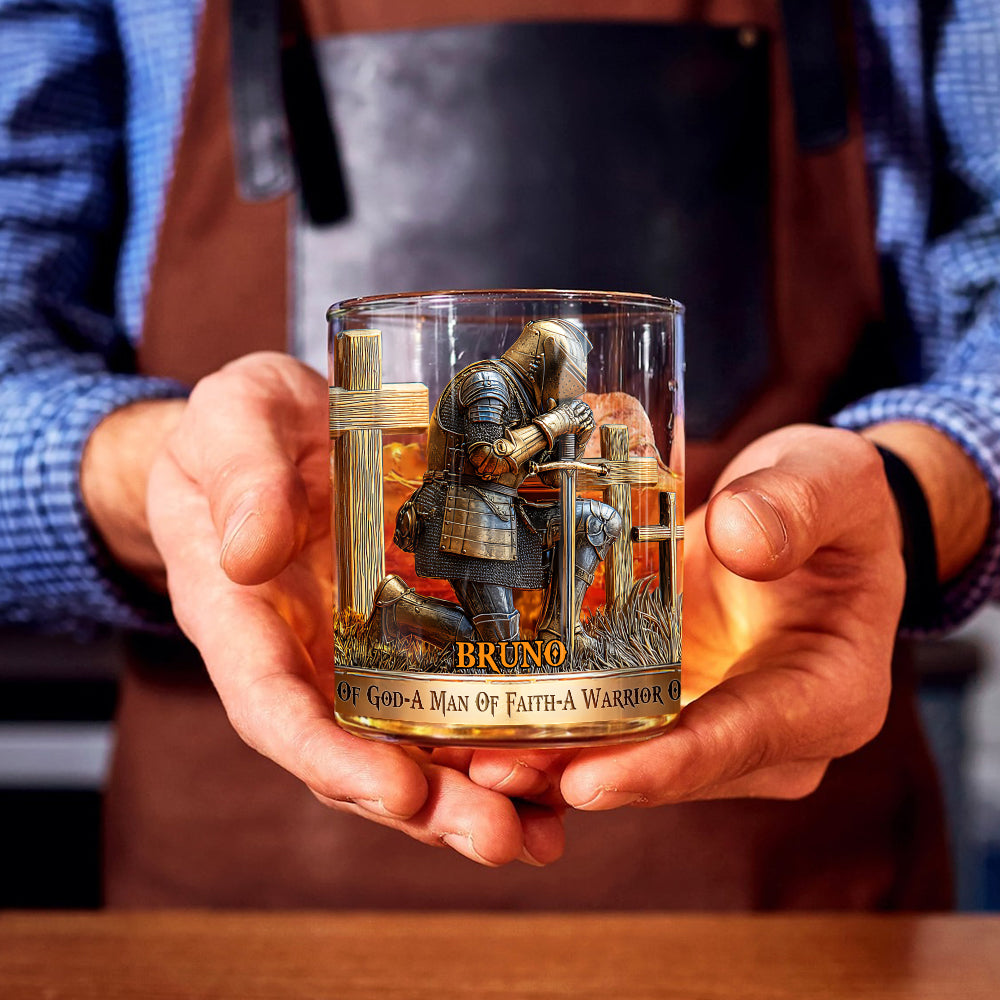 A Child Of God - Personalized Christian Whiskey Glass