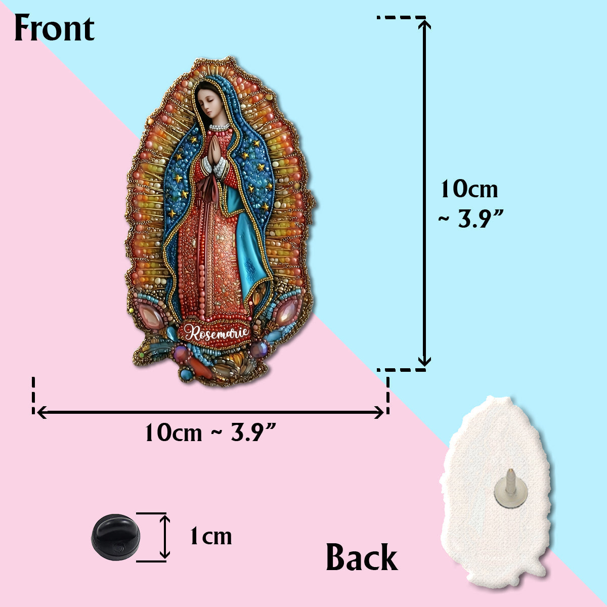 Believe - Personalized Christian Pin