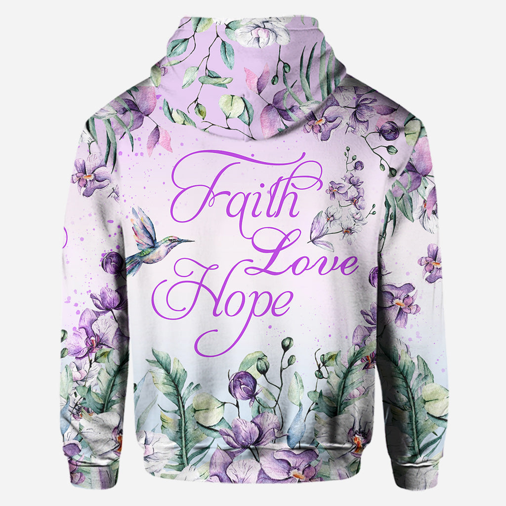 Faith Hope Love - Personalized Christian Hoodie and Leggings