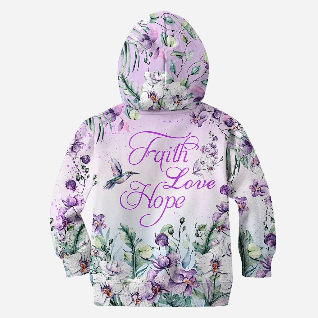 Faith Hope Love - Personalized Christian Hoodie and Leggings