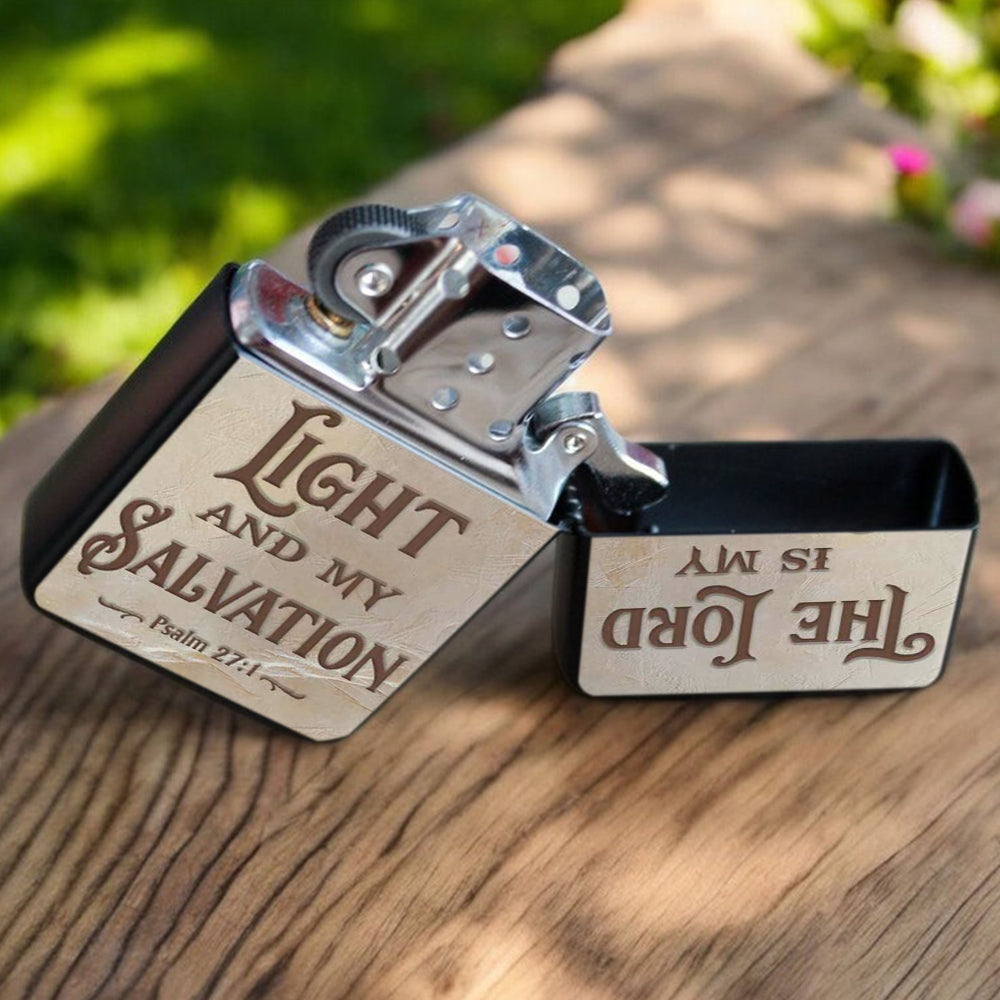 The Lord Is My Light - Personalized Christian Lighter