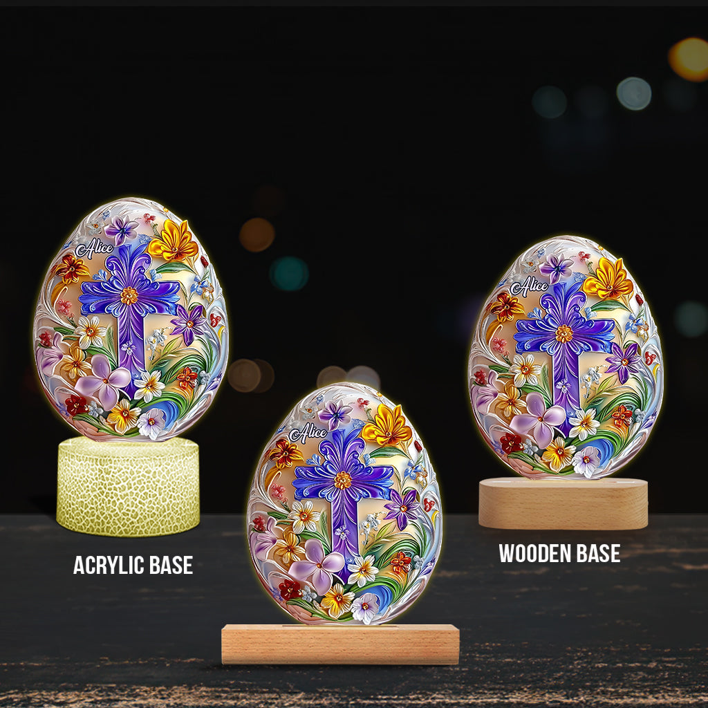 I Believe In You - Personalized Christian Shaped Plaque Light Base