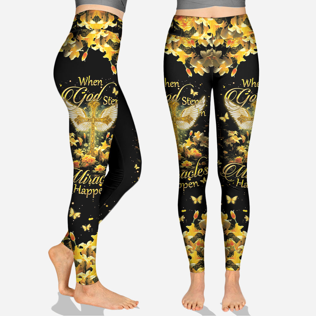 Miracles Happen Personalized Christian Hoodie and Leggings