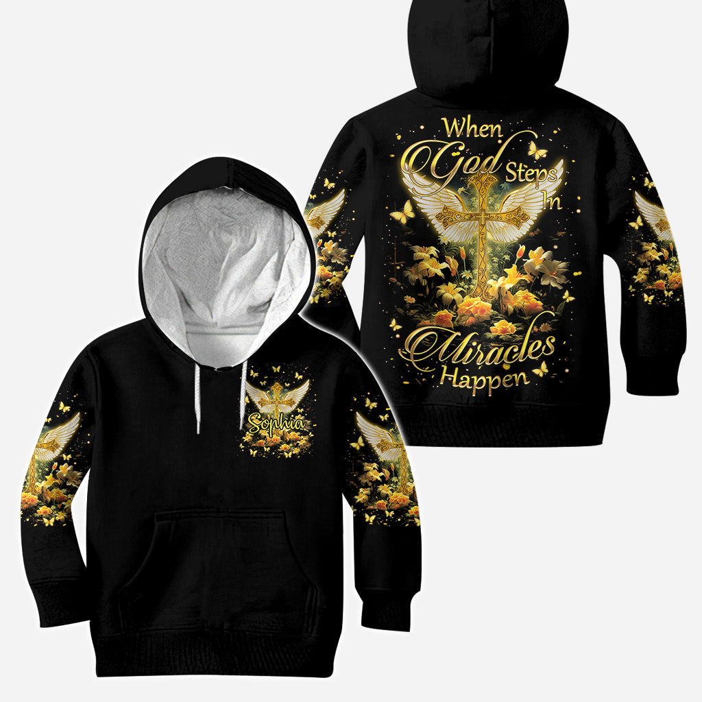 Miracles Happen Personalized Christian Hoodie and Leggings