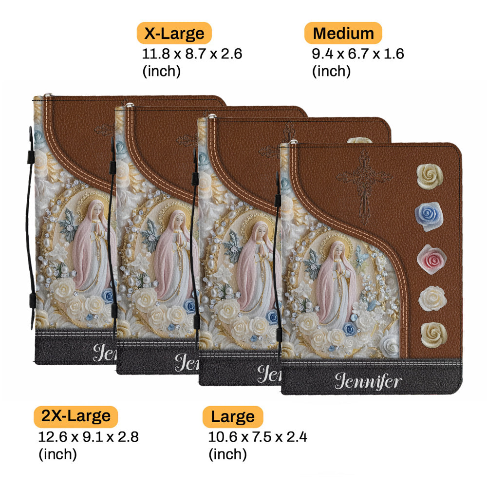 Believer - Personalized Christian Leather Bible Cover Bag