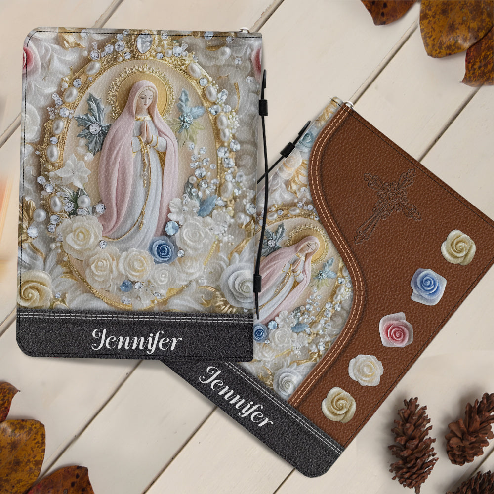 Believer - Personalized Christian Leather Bible Cover Bag