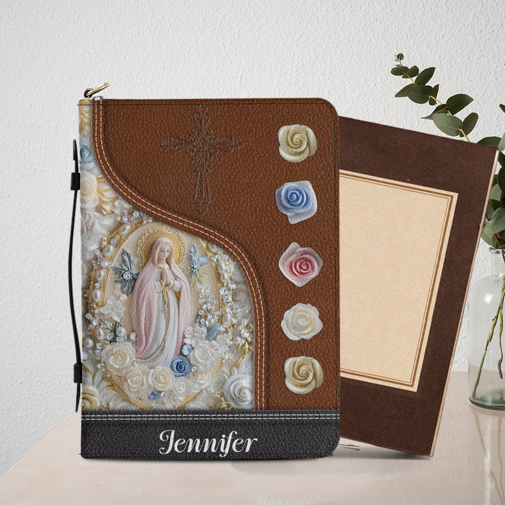Believer - Personalized Christian Leather Bible Cover Bag