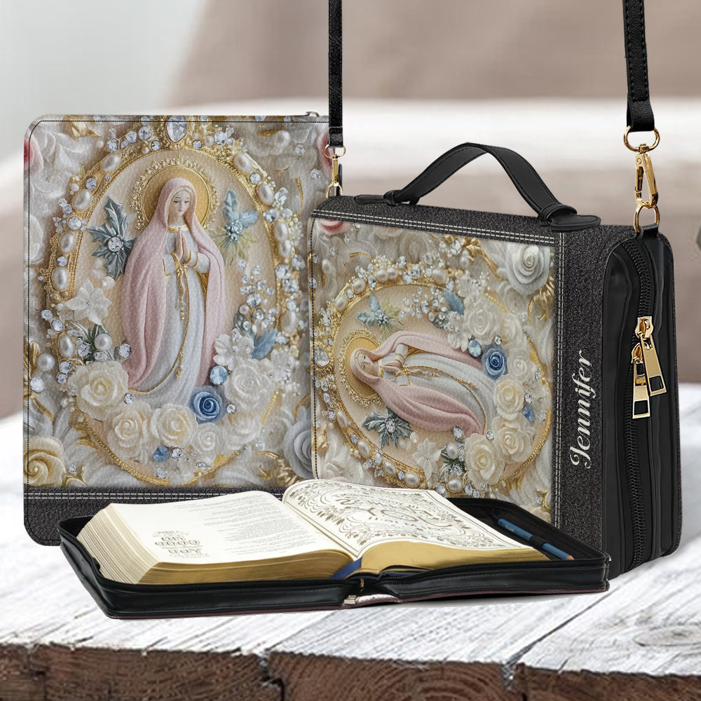 Believer - Personalized Christian Leather Bible Cover Bag