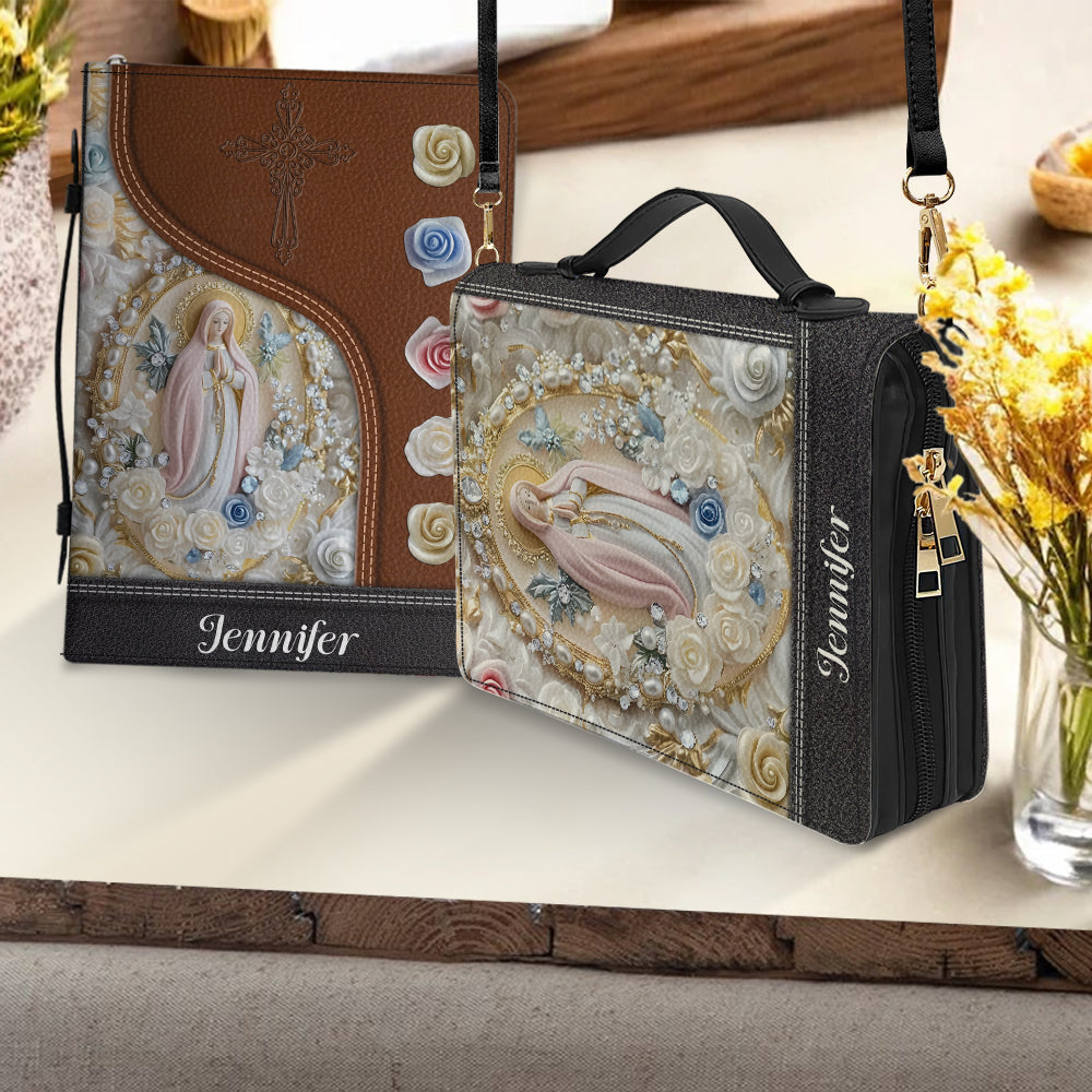 Believer - Personalized Christian Leather Bible Cover Bag