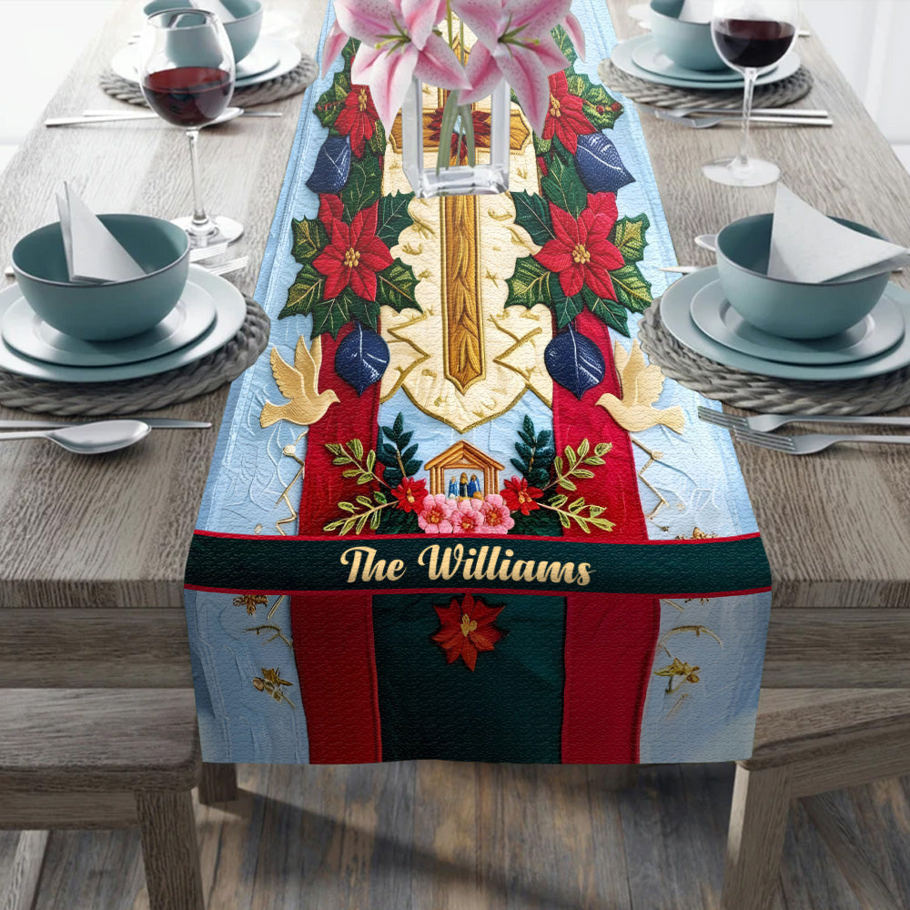 Believe - Personalized Christian Table Runner