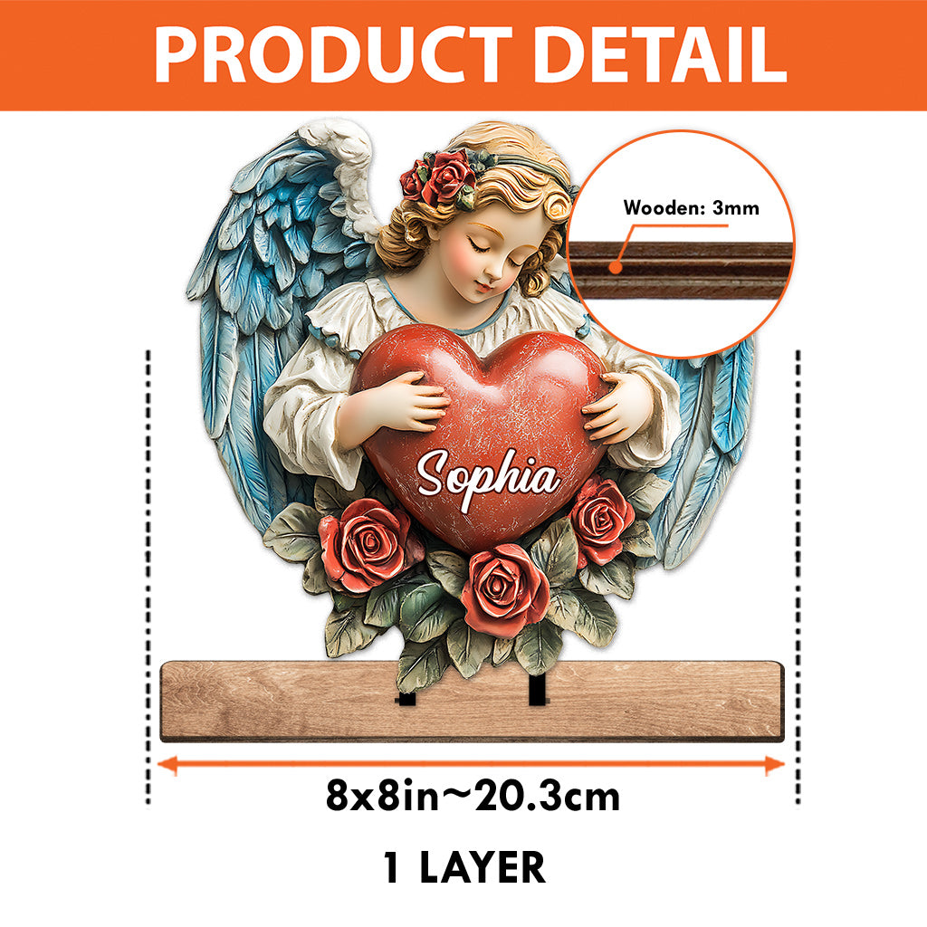 Guardian Grace - Personalized Christian 1 Layered Big Freestanding