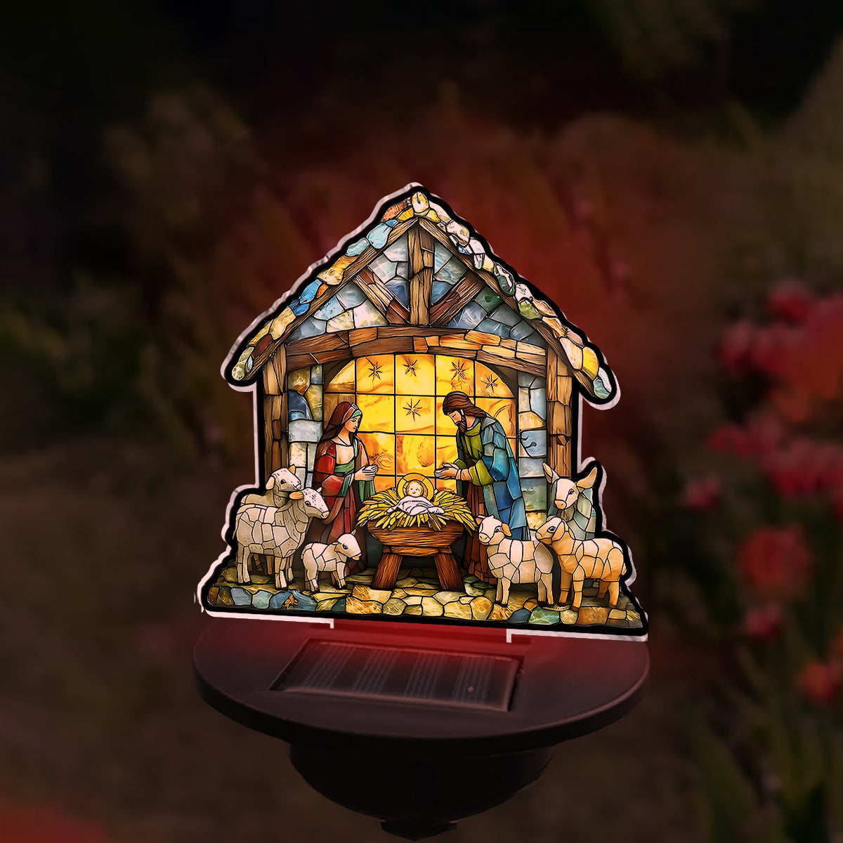 Bless You All - Christian Garden Solar Light