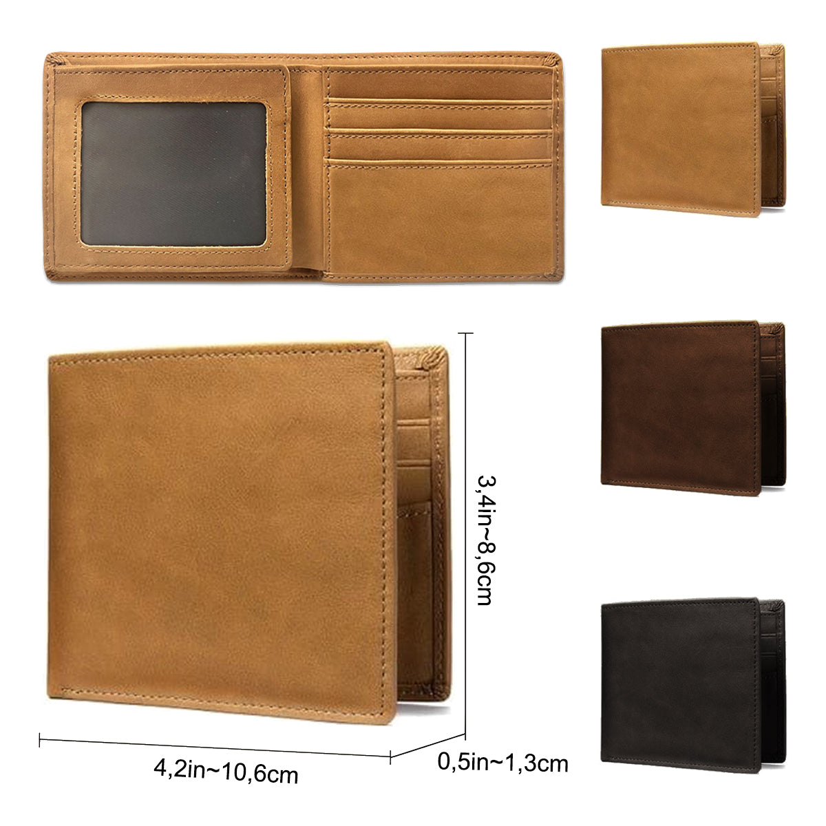 The Way, The Truth, The Life - Personalized Christian Leather Wallet
