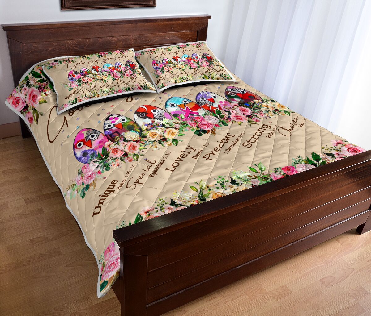 God Says You Are Breast Cancer Awareness Quilt Set 0622