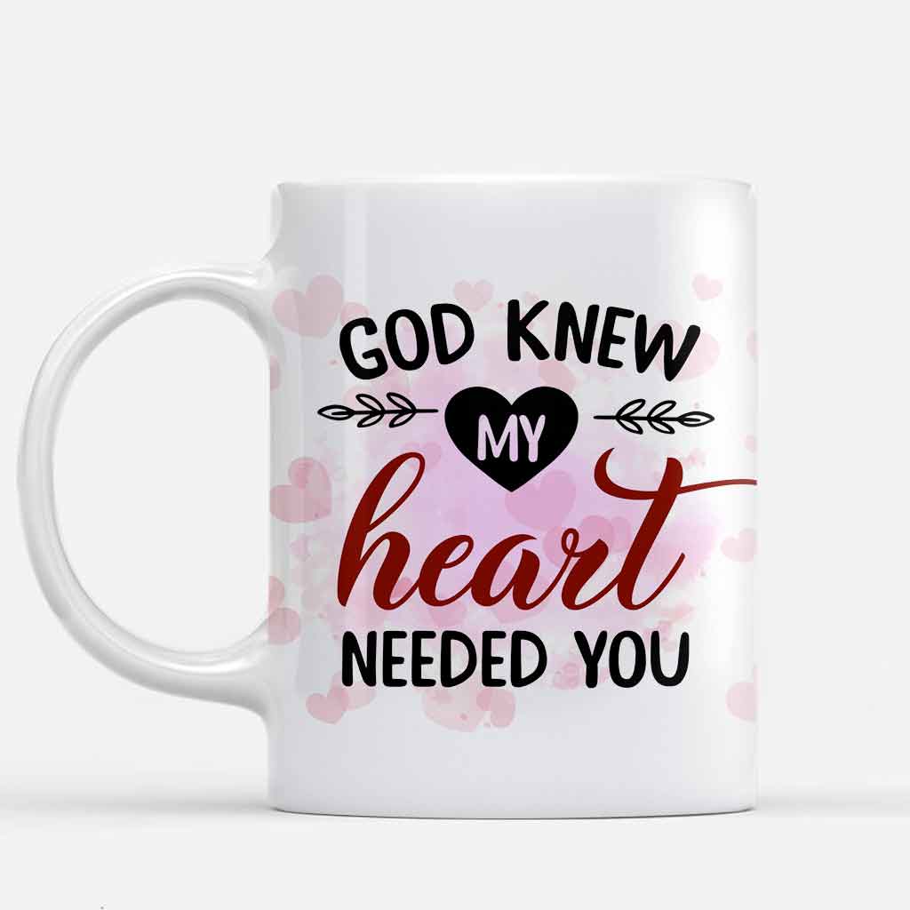 God Knew My Heart Needed You - Personalized Couple Mug