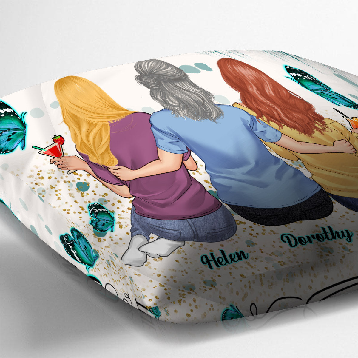 When God Made Grandkids He Gave Me The Best - Personalized Grandma Throw Pillow