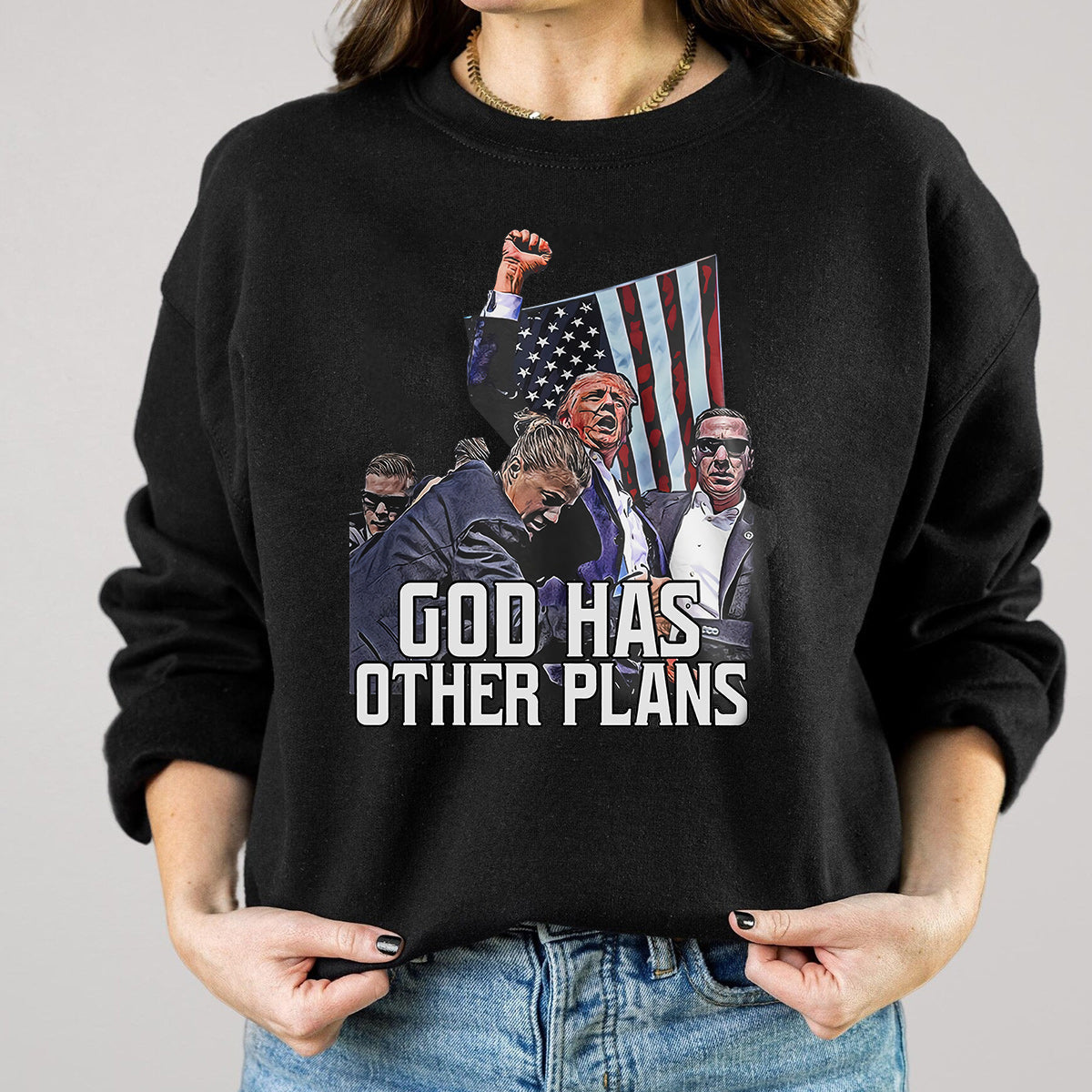 God Has Other Plan, United We Stand Shirt, Never Surrender Shirt, Fight For America T-shirt, 2024 Rally Shirt, Fight Fight Fight Shirt T-shirt & Hoodie