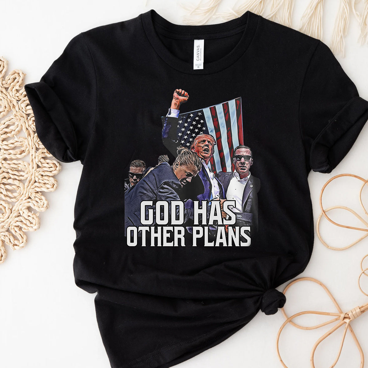God Has Other Plan, United We Stand Shirt, Never Surrender Shirt, Fight For America T-shirt, 2024 Rally Shirt, Fight Fight Fight Shirt T-shirt & Hoodie