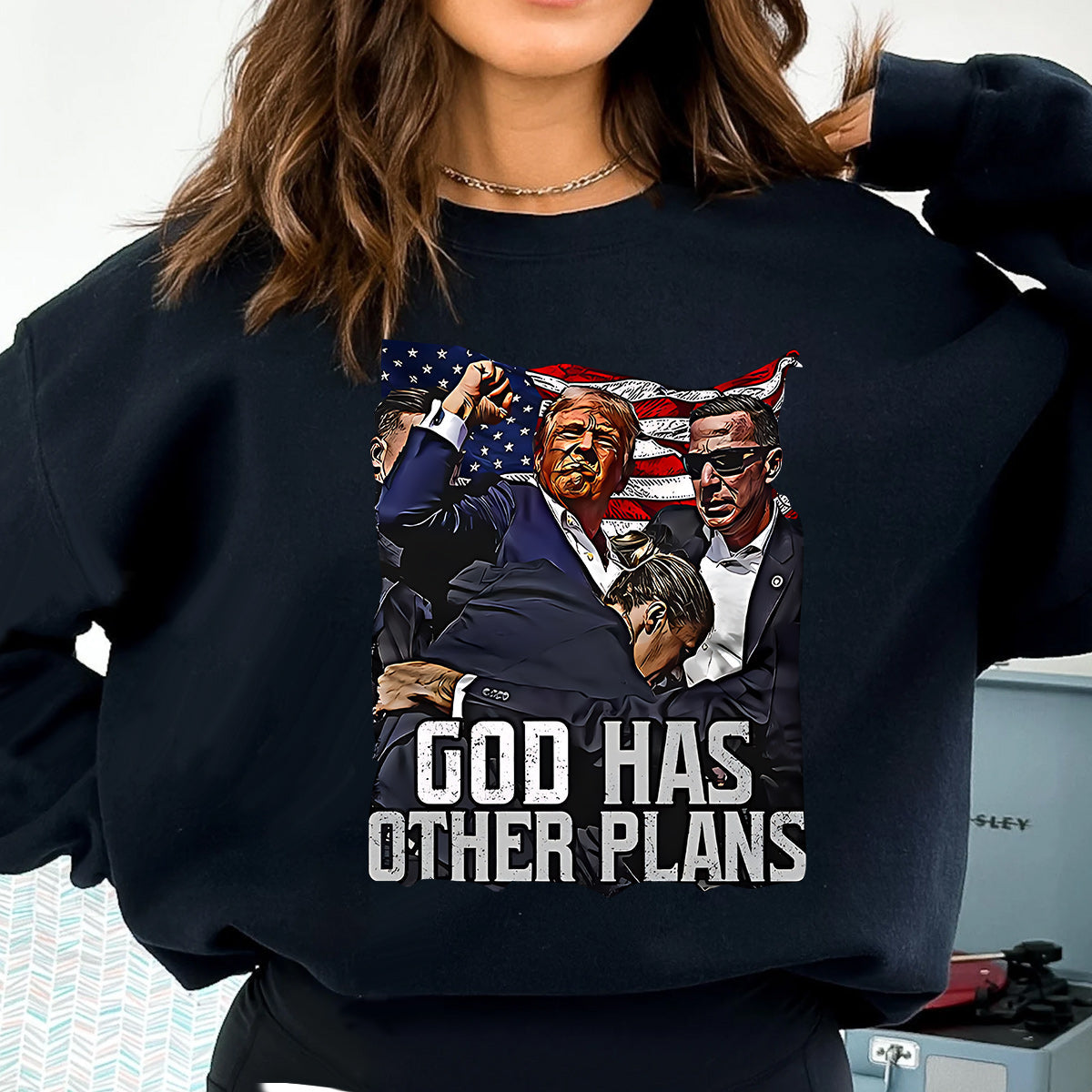 God Has Other Plan, United We Stand Shirt, Never Surrender Shirt, Fight For America T-shirt, 2024 Rally Shirt, Fight Fight Fight Shirt T-shirt & Hoodie