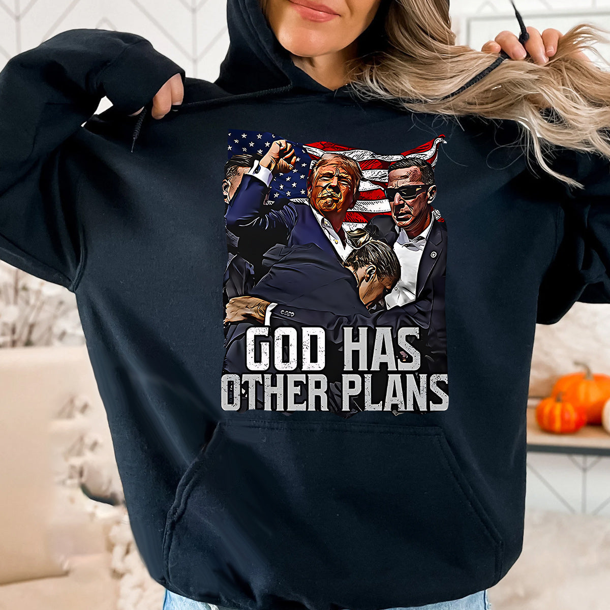 God Has Other Plan, United We Stand Shirt, Never Surrender Shirt, Fight For America T-shirt, 2024 Rally Shirt, Fight Fight Fight Shirt T-shirt & Hoodie