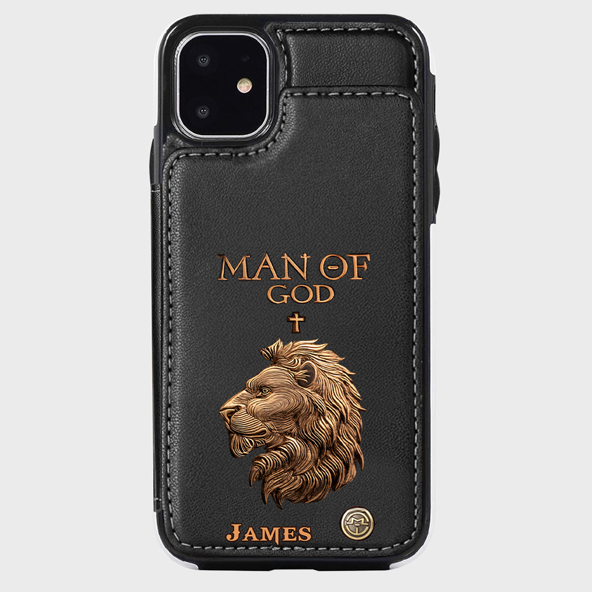 Man Of God - Personalized Christian Wallet Phone Case