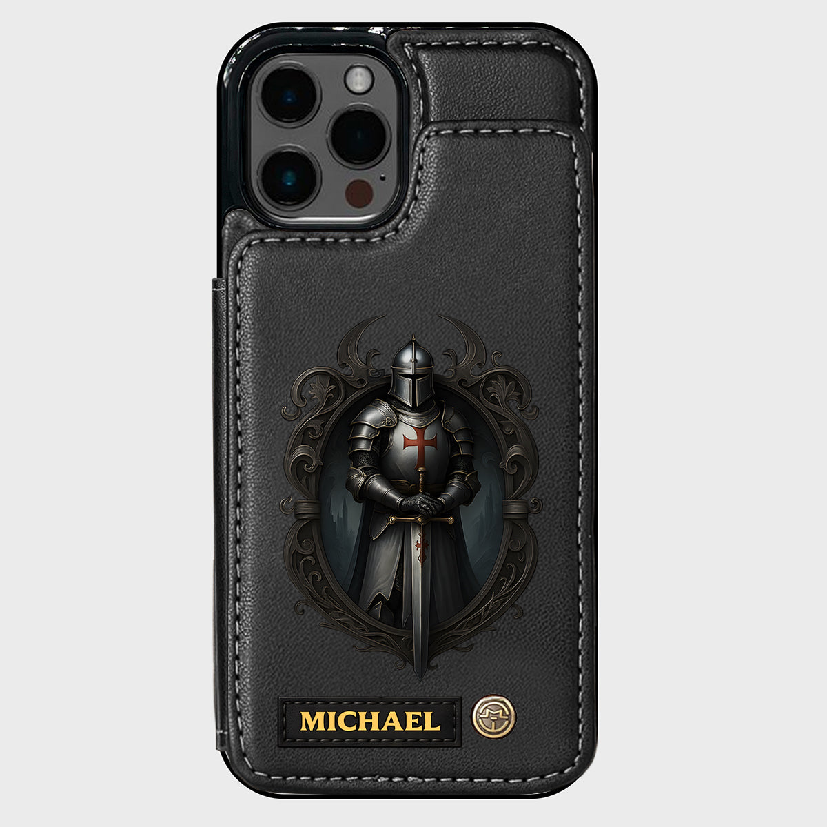 Knight Of God - Personalized Christian Wallet Phone Case