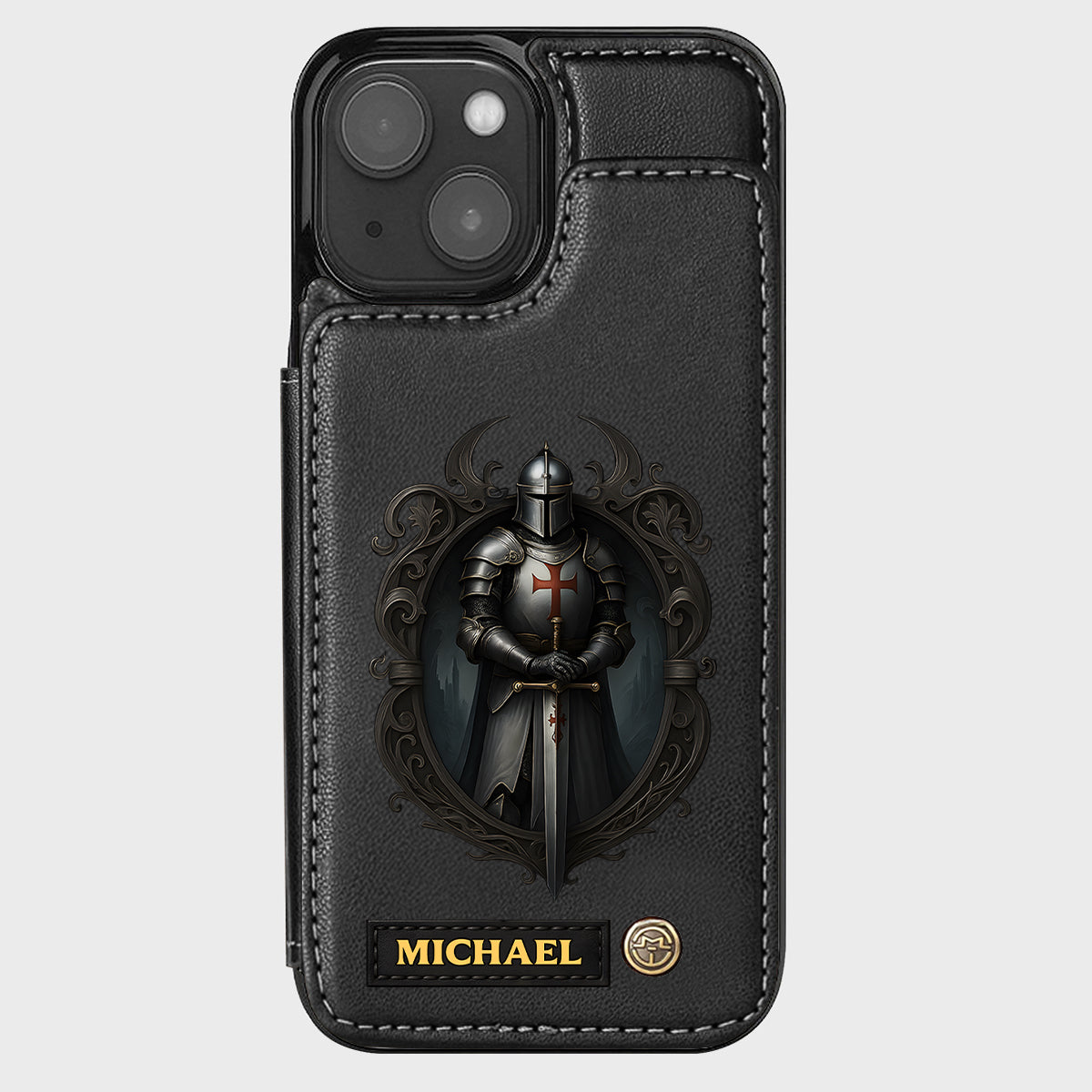 Knight Of God - Personalized Christian Wallet Phone Case
