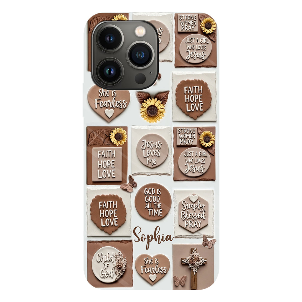 Child of God - Personalized Christian Full Print Phone Case