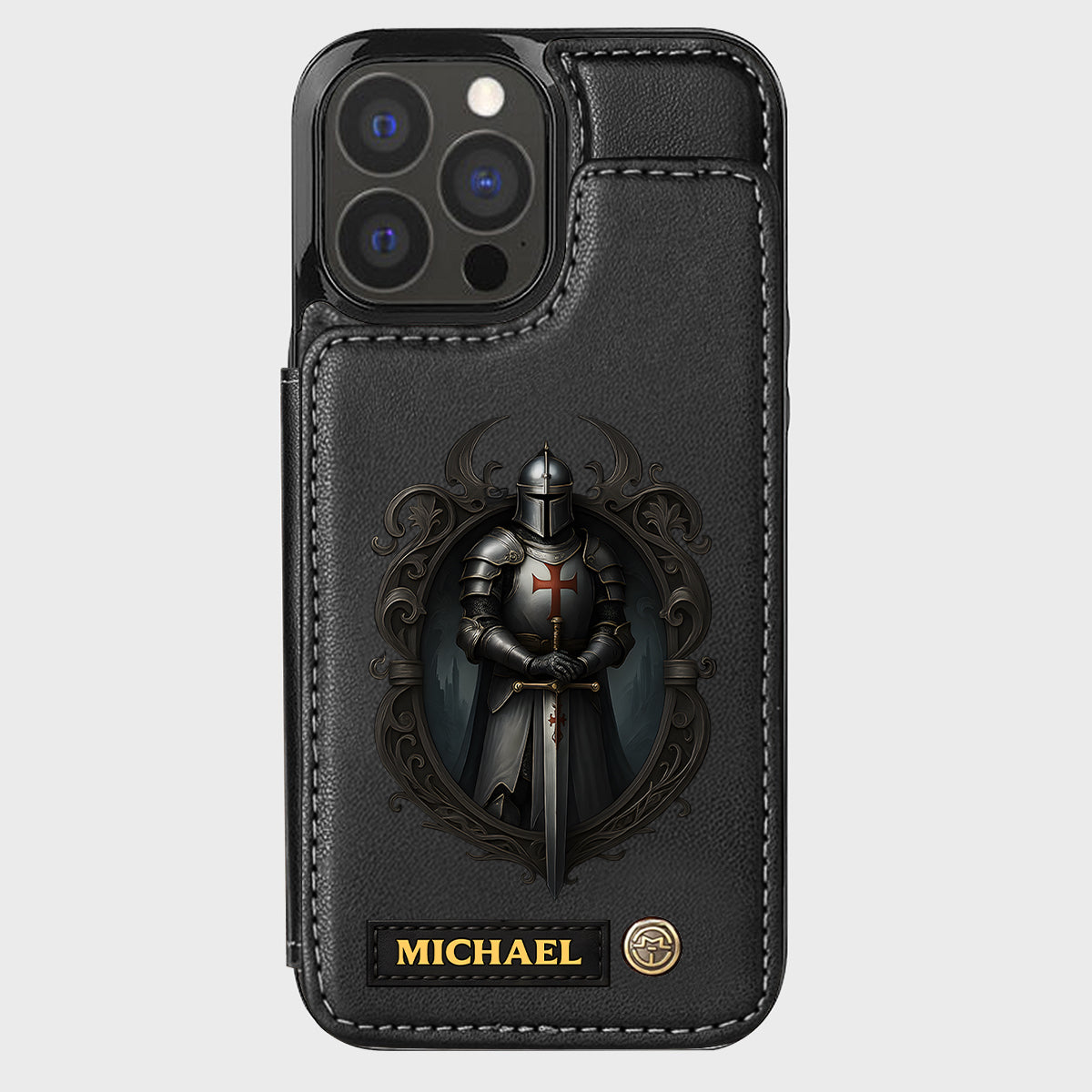 Knight Of God - Personalized Christian Wallet Phone Case