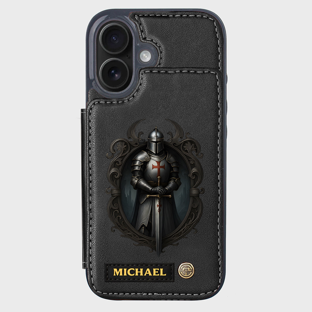Knight Of God - Personalized Christian Wallet Phone Case