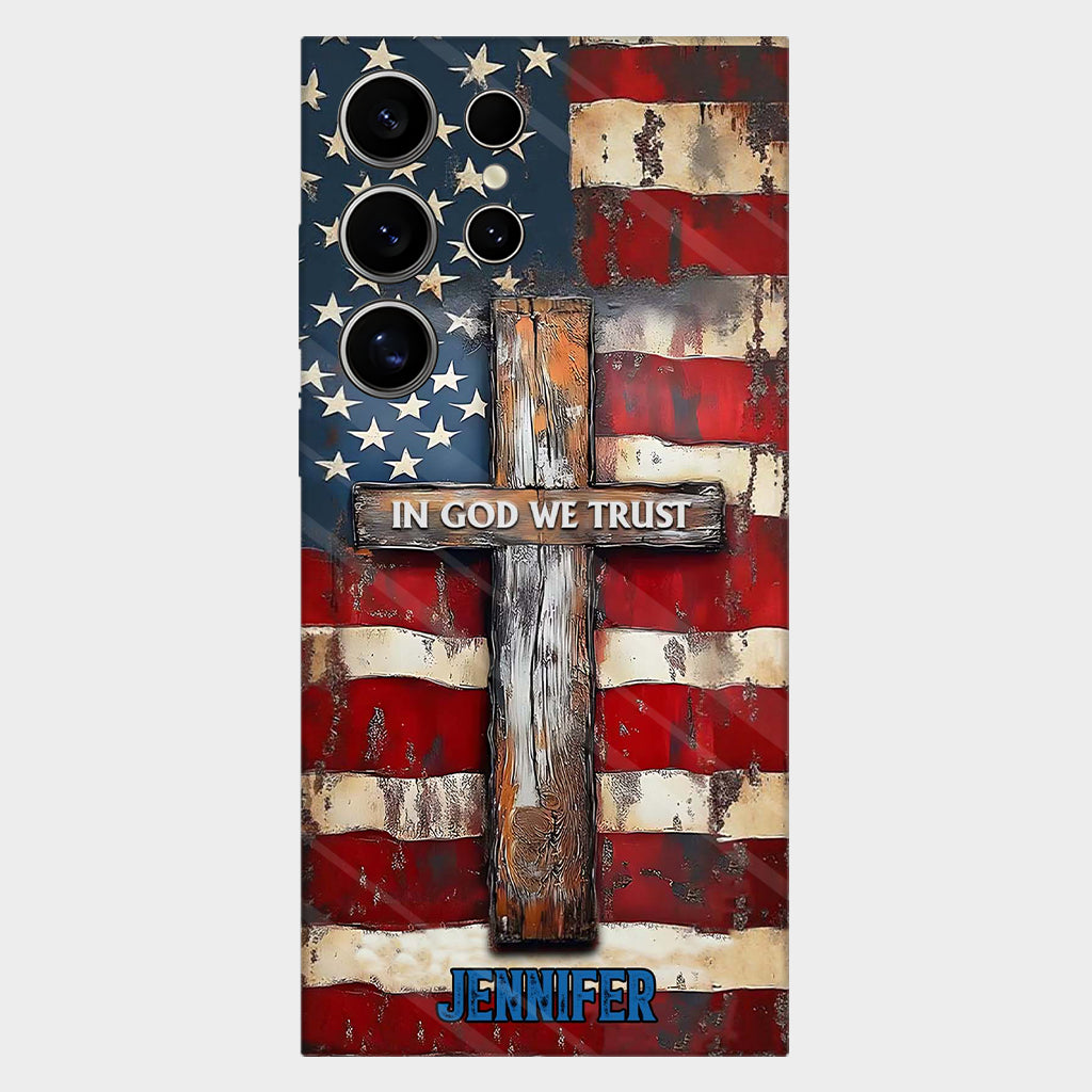 In God We Trust - Personalized Christian Full Print Phone Case