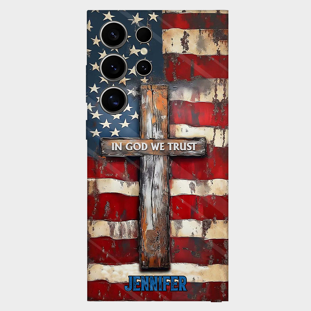 In God We Trust - Personalized Christian Full Print Phone Case