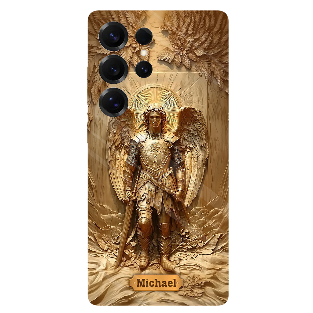 Archangel Michael - Personalized Christian Full Print Phone Case