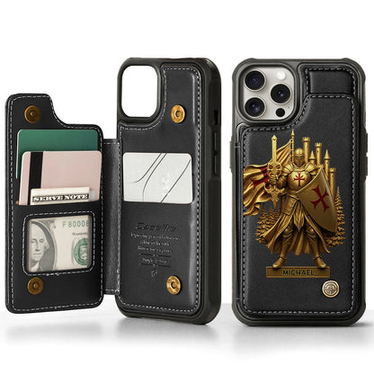 Non nobis Domine, non nobis, sed nomini tuo da gloriam - Personalized Christian Wallet Phone Case