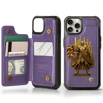 Non nobis Domine, non nobis, sed nomini tuo da gloriam - Personalized Christian Wallet Phone Case