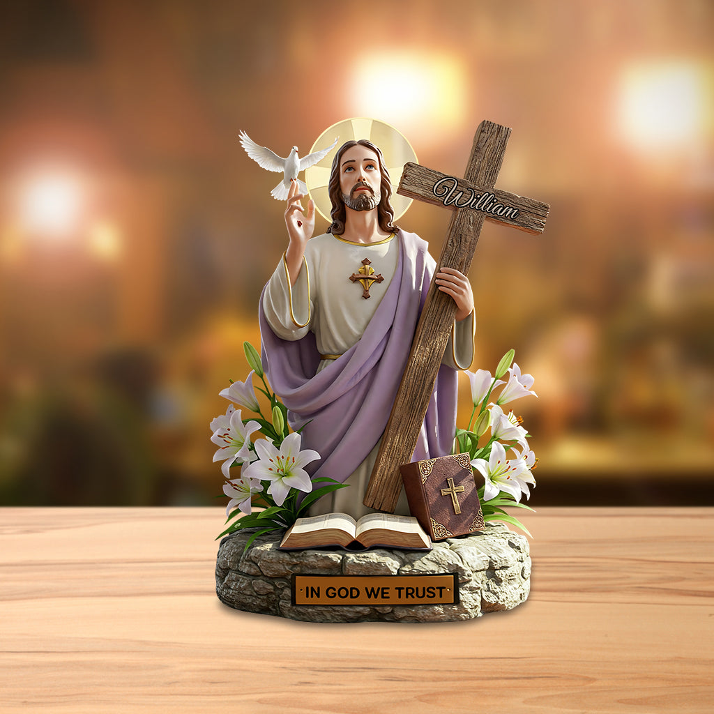 In God We Trust - Personalized Christian Custom Shaped Acrylic Plaque