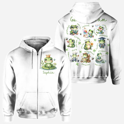 God Says I Am - Personalized Frog All Over Shirt