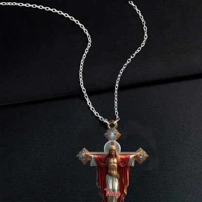 A Child Of God - Personalized Christian Custom Shaped Pendant Necklace