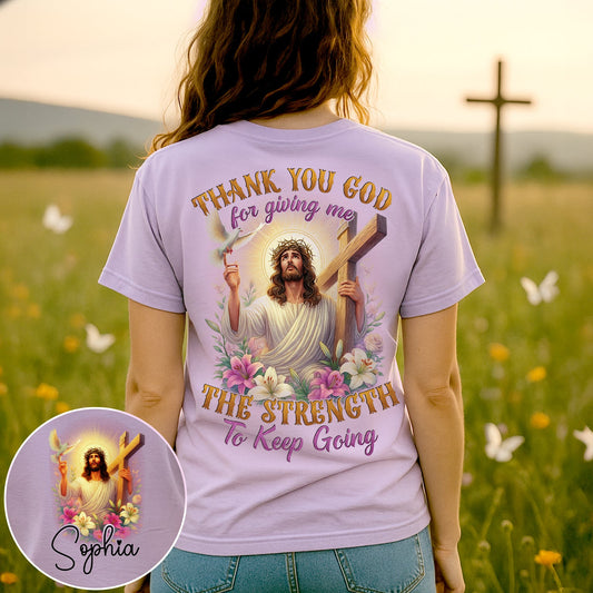 Thank You God - Personalized Christian All Over Shirt