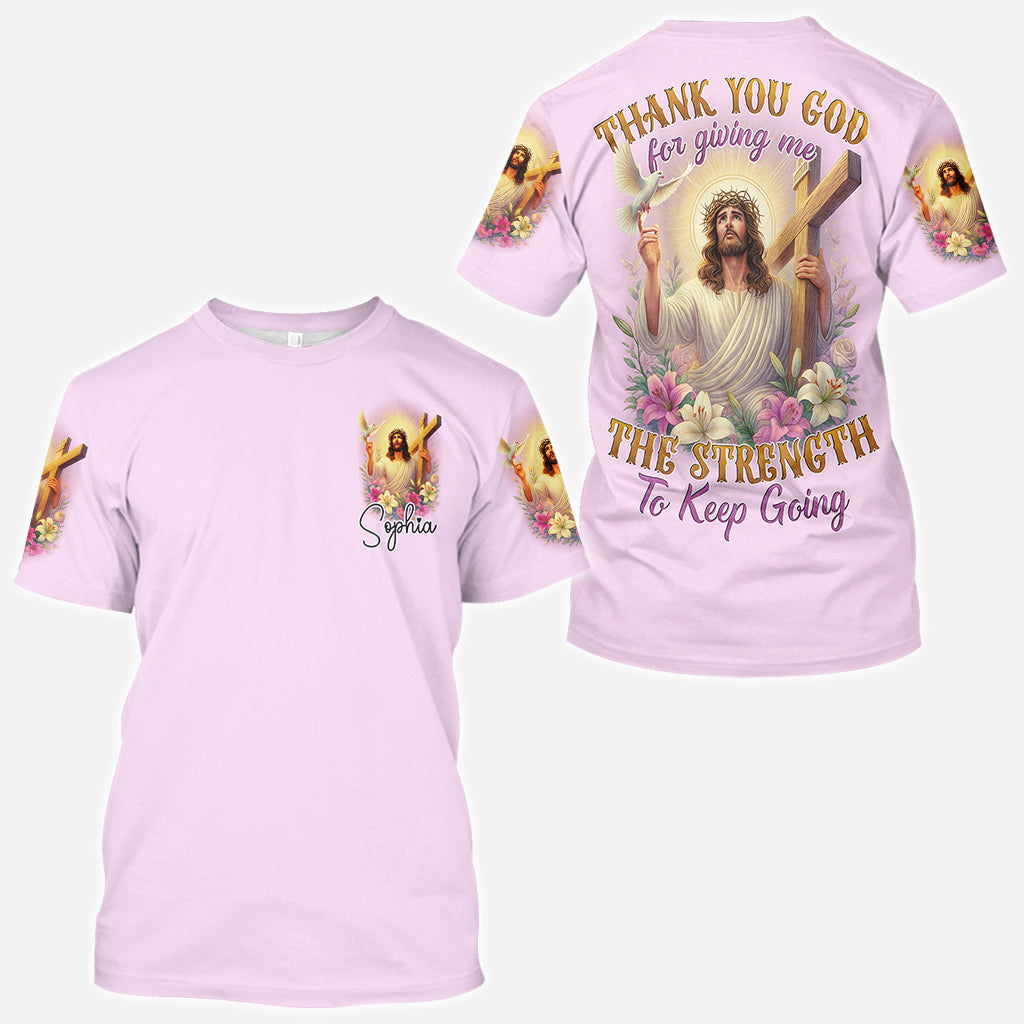 Thank You God - Personalized Christian All Over Shirt