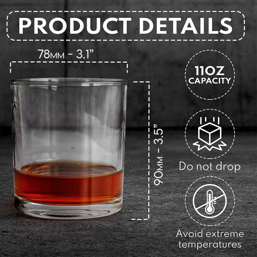 Always In The Arms Of God - Personalized Memorial Whiskey Glass