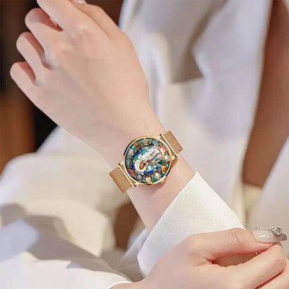 Faith Over Fear - Personalized Christian Women Hand Watch
