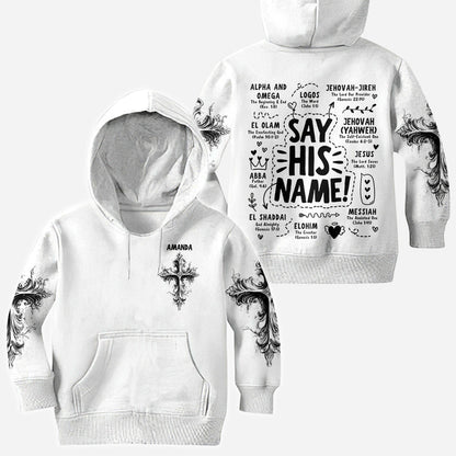 Say His Name - Personalized Christian All Over Shirt