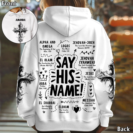 Say His Name - Personalized Christian All Over Shirt