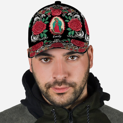 Our Lady Guadalupe Rose - Personalized Christian Classic Cap