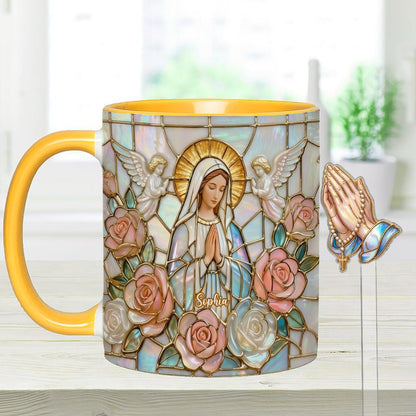 Believe - Personalized Christian Set Accent Mug with Acrylic Stirrers
