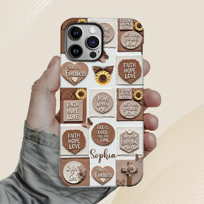 Child of God - Personalized Christian Full Print Phone Case