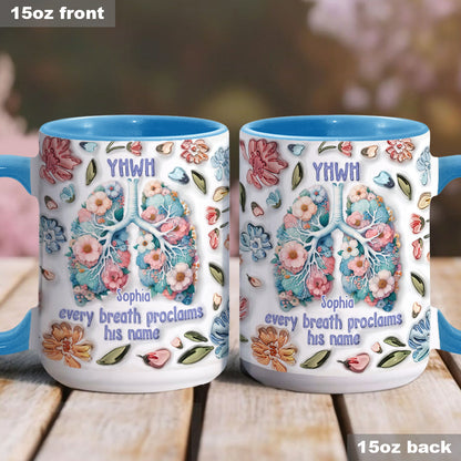 YHWH Speaks His Name - Personalized Christian Accent Mug