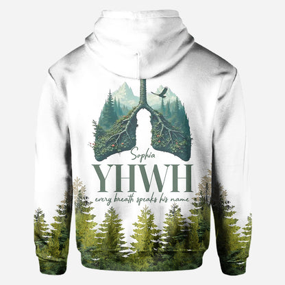 YHWH Speaks His Name - Personalized Christian All Over Shirt