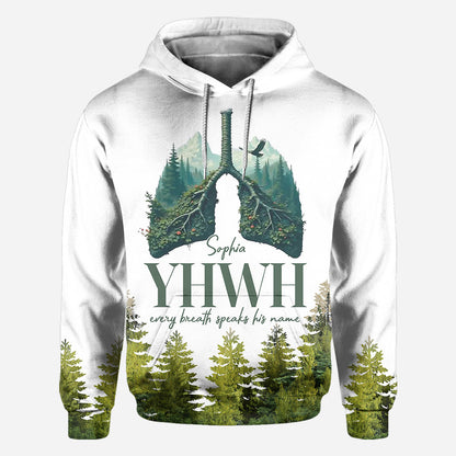 YHWH Speaks His Name - Personalized Christian All Over Shirt